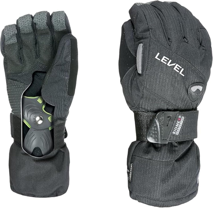 Level Herren Half Pipe Gore-tex Snowboard-handschuh S Schwarz, S Schwarz