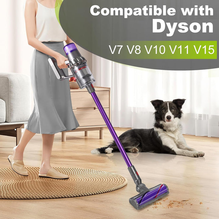 Elektrobürste für Dyson V11 V15 V10 V8 V7 Staubsauger, Ersatzbürste Zubehör mit Direktantrieb, Ersat