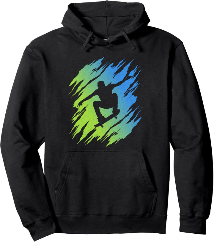Skaten Skateboarder Skater Kinder Skateboard Pullover Hoodie