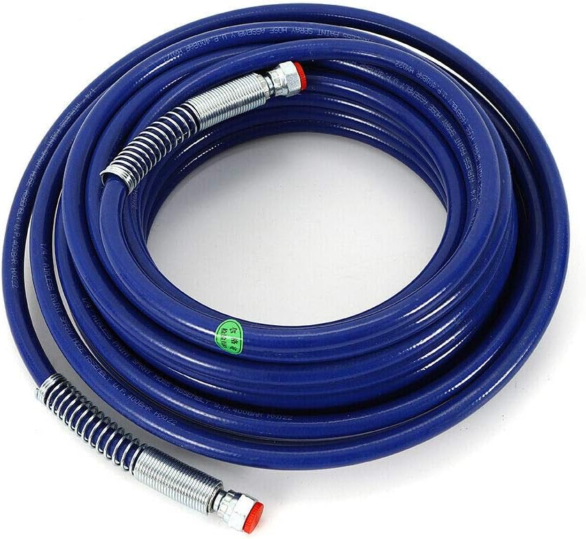 Hochdruck SprüHrohr, 15m 1/4" Airless FarbsprüH Schlauch Hochdruck Schlauch FüR Flexiblen Faserschla