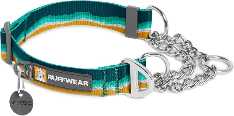 RUFFWEAR Chain Reaction Hundehalsband, Verstellbares Halsband 20"-26" Seeschaum (Seafoam), 20"-26" S