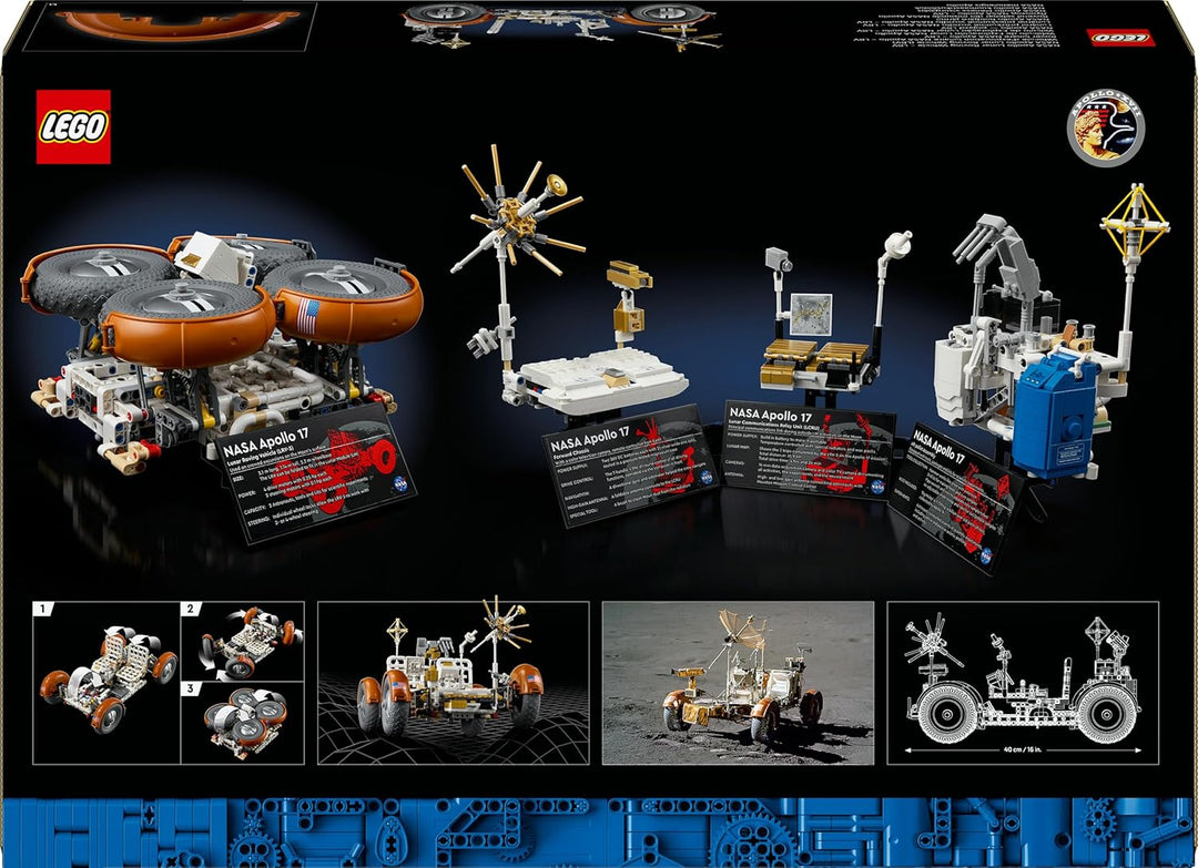 LEGO Technic NASA Apollo Lunar Roving Vehicle (LRV), Mondrover-Modell für Erwachsene; Raumfahrt-Samm