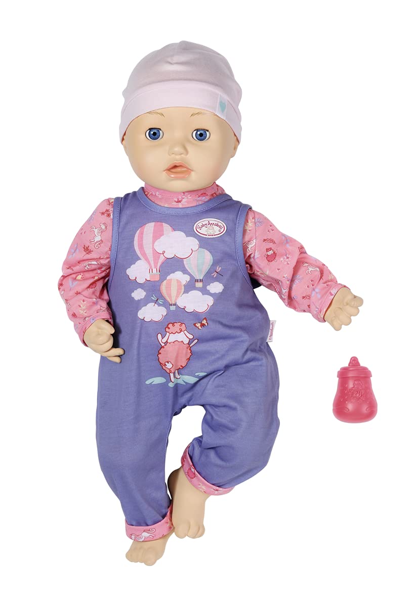 Baby Annabell, Puppe, Grosse Annabell 54cm, weiche Puppe in echter Babygrösse mit Strampler, Mütze,