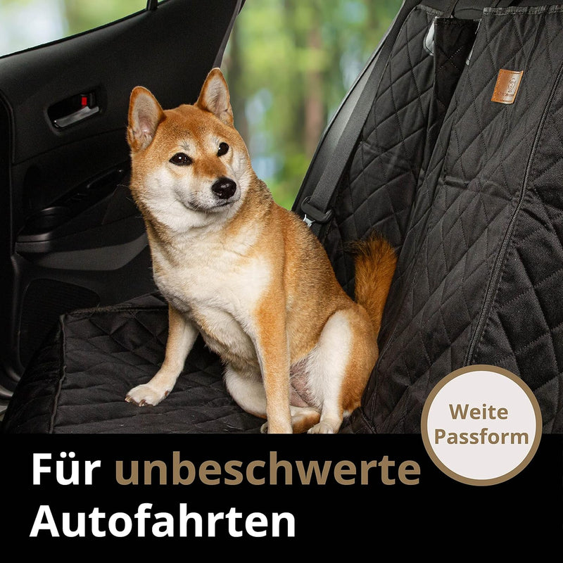 AMZPET Hundedecke Auto Rückbank - rutschfeste, Kratzfeste & Wasserfeste Hunde Autodecke Rückbank, Au