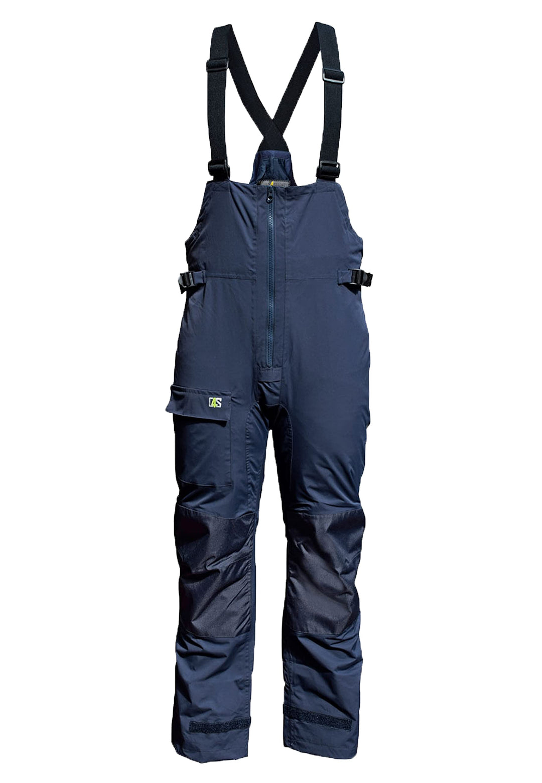 crazy4sailing Herren Segelhose Sydney Latzhose Regenhose Ölzeug, Dunkelblau