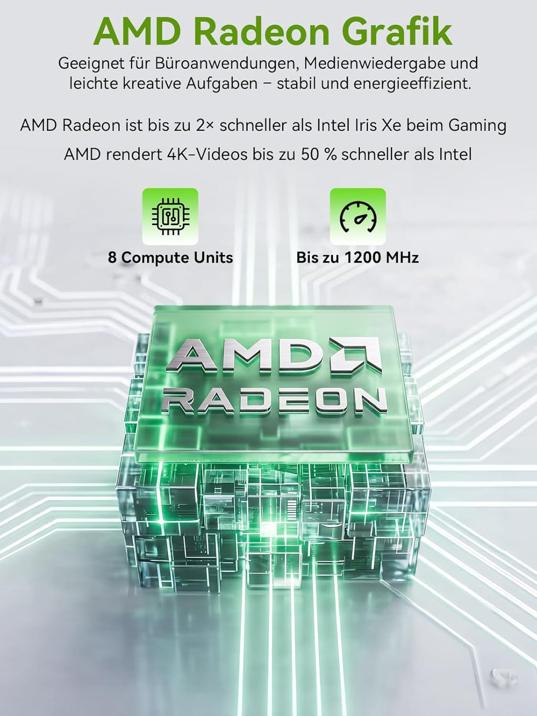 GMKtec G3S N95 Mini PC Intel 3.4GHz, 3 Jahre Produktschutz, 16GB DDR4 + RAM 512GB SSD, Mini Computer