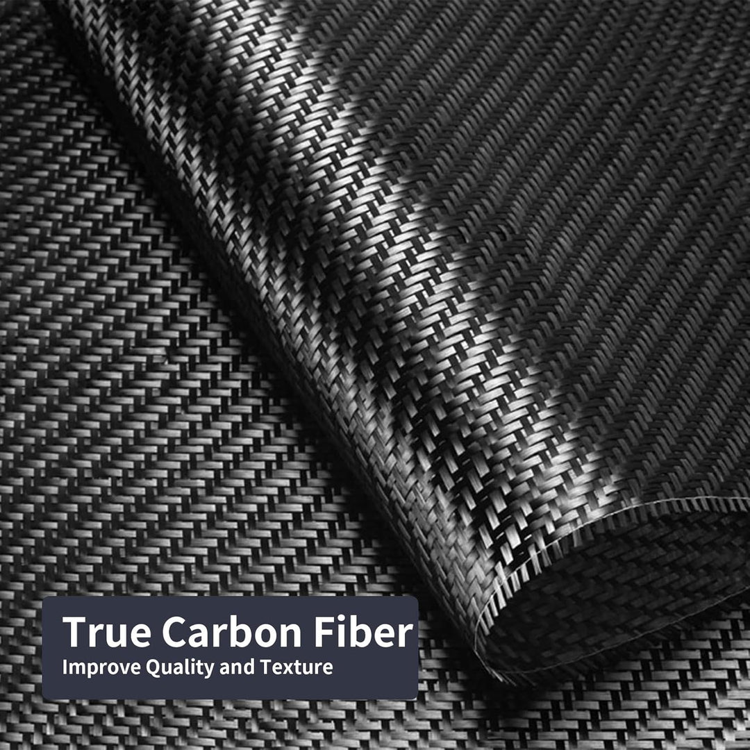 KUNGKIC Kohlefaser Seite Mitte Luftauslass Entlüftung Dekorative Aufkleber Innenraum Carbon Fiber Si