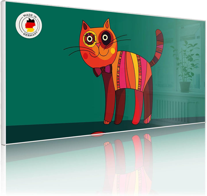 banjado® Magnettafel 78 x 37cm / Magnetwand aus Metall/Magnetpinnwand als Memoboard/Pinnwand Magnett