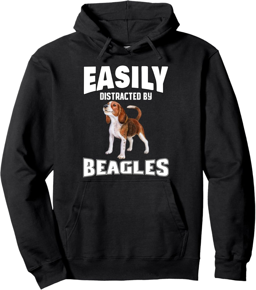 Leicht ablenkbar durch Beagle Geschenk Beagle Pullover Hoodie