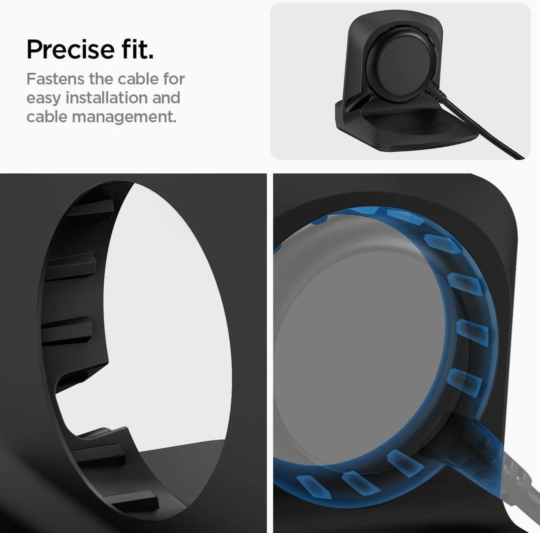 Spigen S353 Smartwatch Ladestation Ständer Dockingstation Kompatibel mit Galaxy Watch 8 Classic 46mm