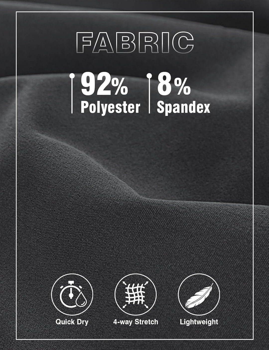 TBMPOY Herren Laufshorts Laufshorts L A1-grau, L A1-grau