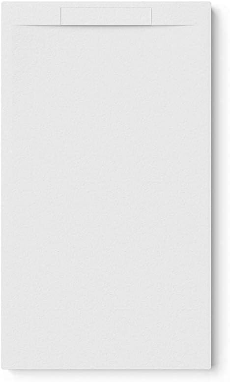KOES - Kunstharz-Duschwanne Modell LIENA – 100x100 – Weiss RAL 9003 100x100cm Weiss, 100x100cm Weiss