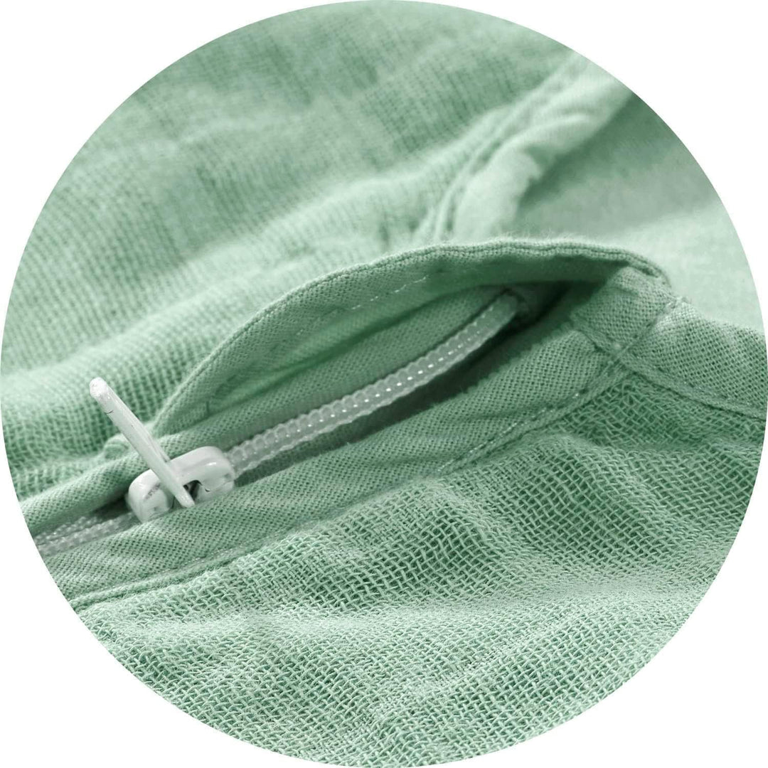 Alvi Mullschlafsack atmungsaktiv mit Babylöffel DeinKinderland| Baby-Schlafsack ärmellos extra dünn