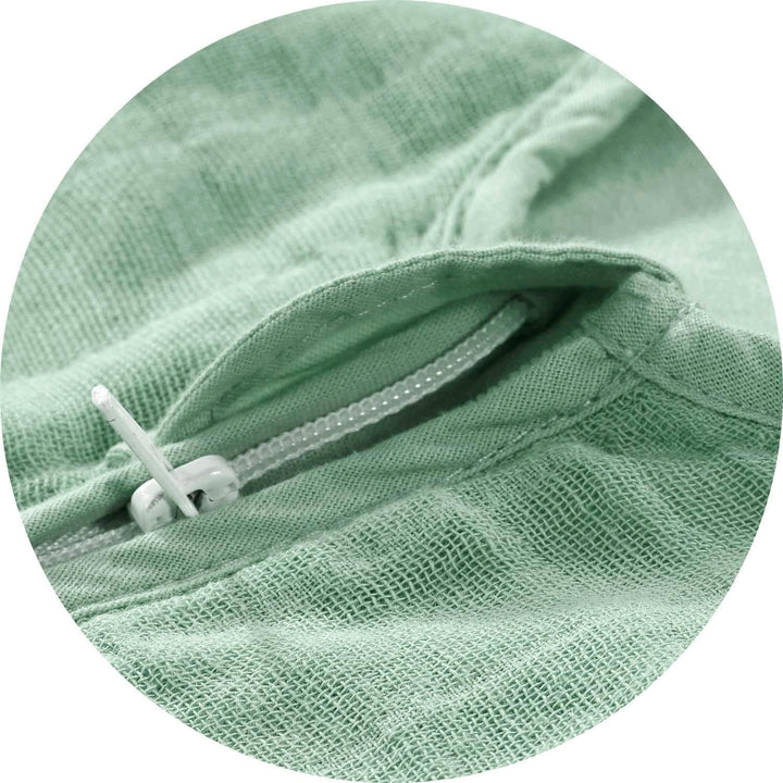 Alvi Mullschlafsack atmungsaktiv mit Babylöffel DeinKinderland| Baby-Schlafsack ärmellos extra dünn