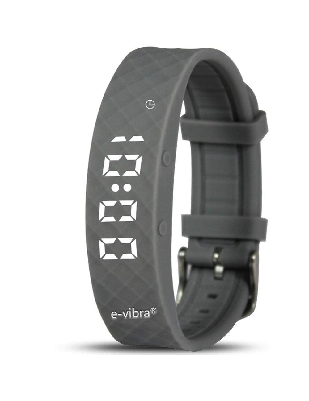 Töpfchen-Trainingsuhr - Stille Vibrationswarnuhr - mit Timer und 15 täglichen Alarmen Grey Large, Gr