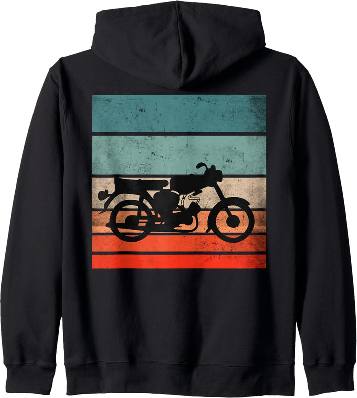 Motorrad Retro Moped s51 Simme Mopedfahrer ddr fahrzeuge Kapuzenjacke