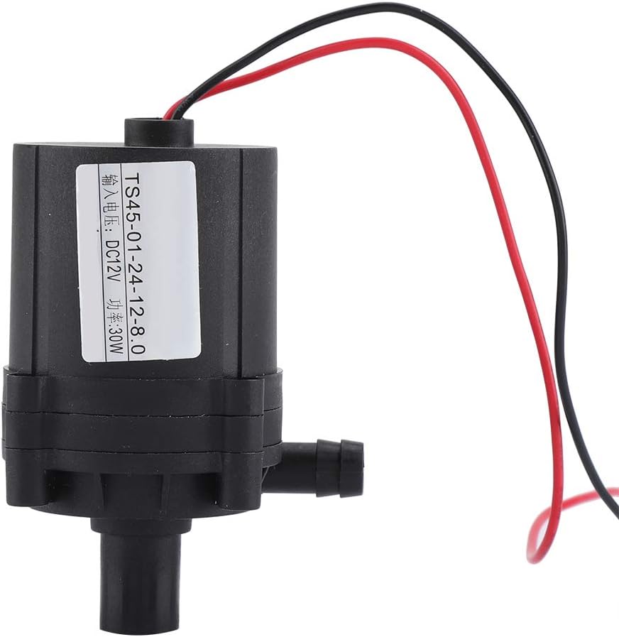 24 / 12V DC Pumpe Bürstenlose Wasserdurchflusspumpe Brushless Tauchwasserpumpe Einstellbare Zirkulat