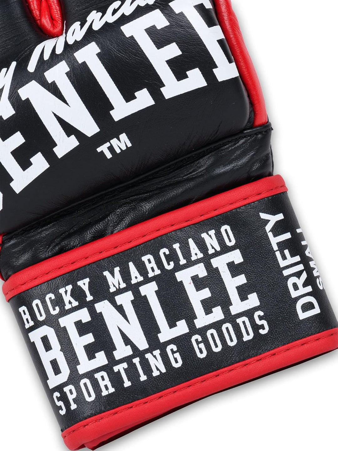 BENLEE MMA-Trainingshandschuhe aus Leder (1 Paar) DRIFTY L Schwarz, L Schwarz
