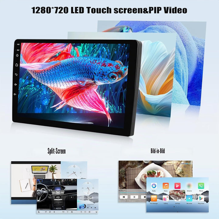 Android 15, 4G+64G 8-Kern CAMECHO Qualcomm Autoradio für Mercedes Benz Smart Fortwo W451 2011-2015 C