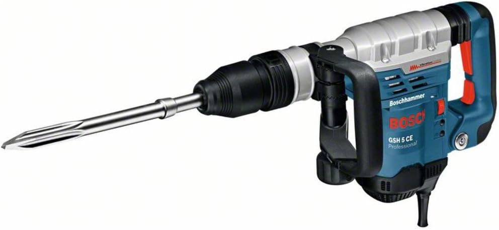 Bosch Professional Schlaghammer GSH 5 CE (mit SDS-max, 1.150 Watt, 400 mm Spitzmeissel, 8,3 J Schlag
