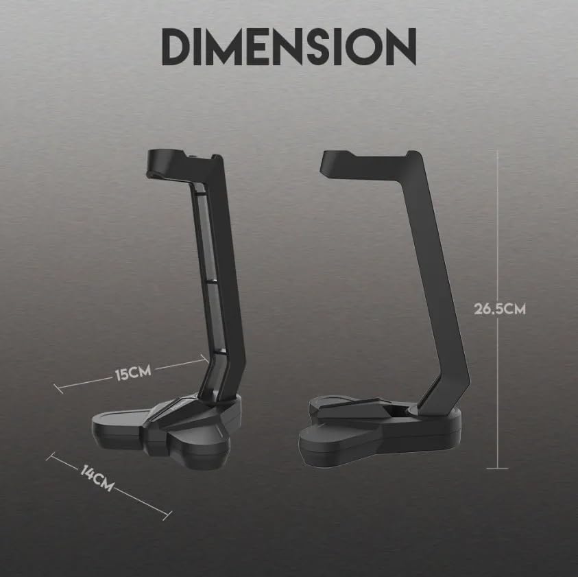 Havit GameNote Gaming Headset Halterung HY505 - Kopfhörer Ständer Für Gamer, Inspirierende Kopfhörer