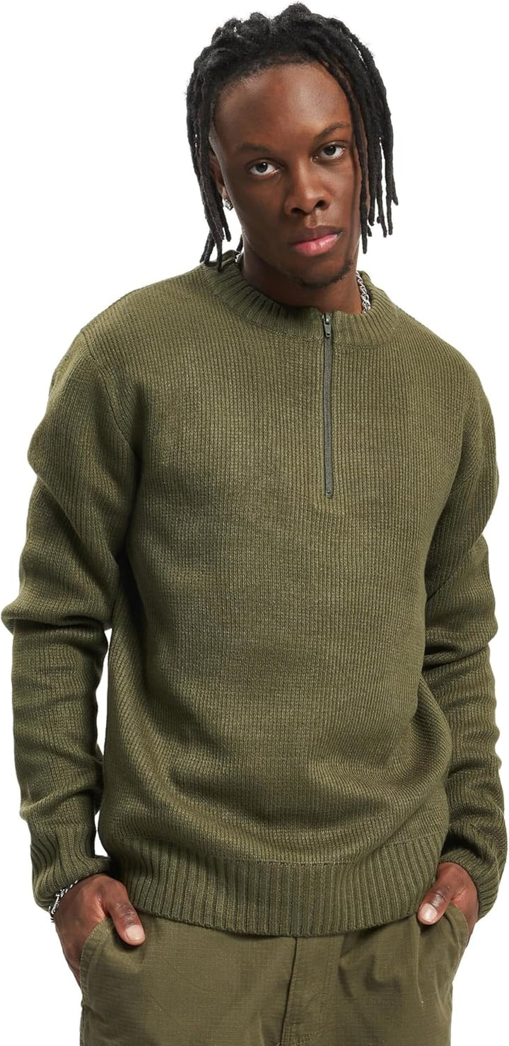 Brandit Schweizer Armee Pullover Swiss Army Pulli Winter Outdoor ARBEITSPULLOVER 4XL Oliv, 4XL Oliv