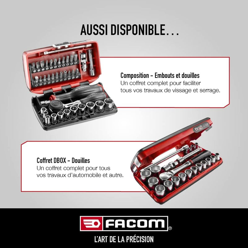 FACOM Drehmomentschrauber mit MIKROMETER 0,5-2,5 Nm, 1 Stück, A.402