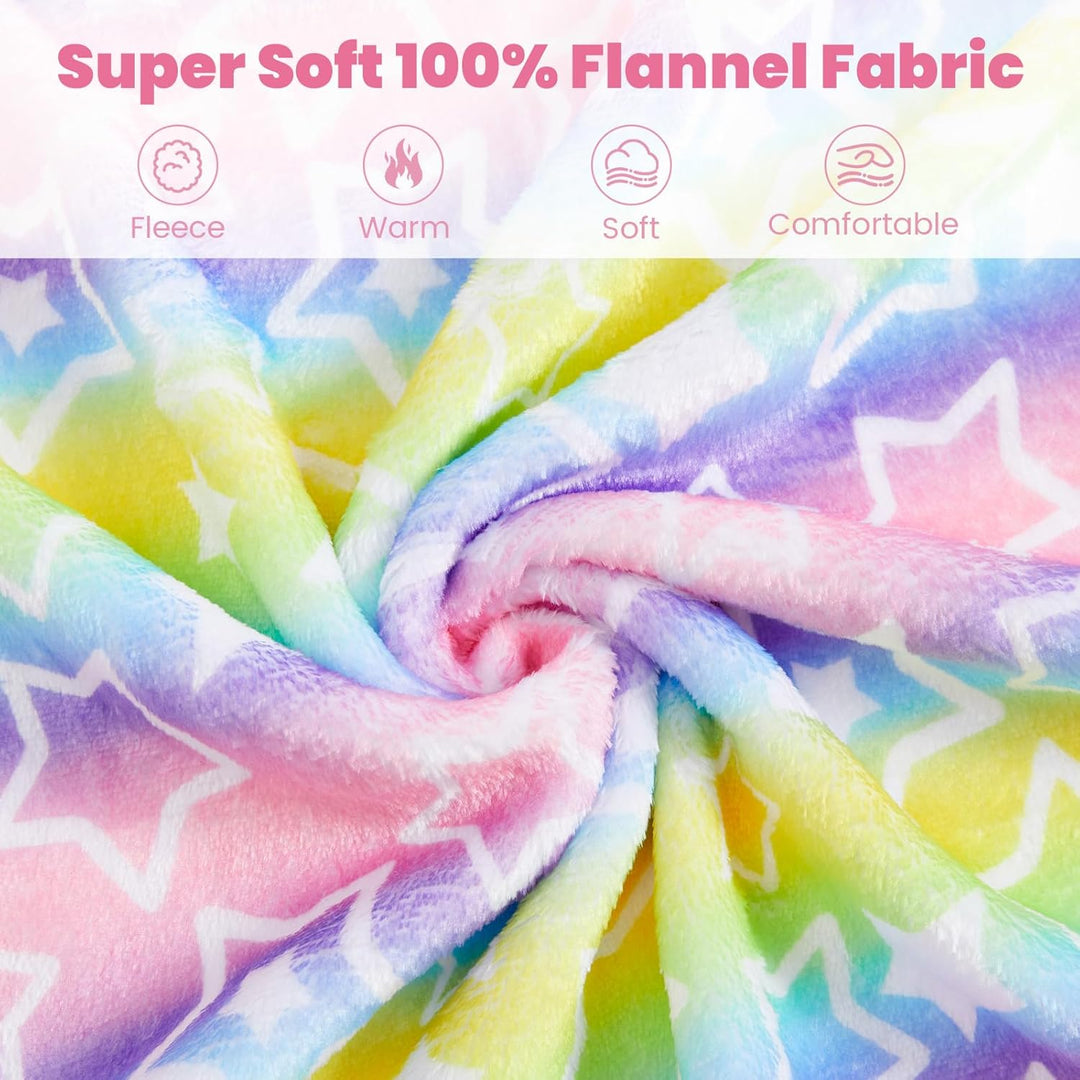WYTbaby Bademantel Kinder Mädchen Flauschig Fleece bademantel mädchen Lange Ärmel Kinderbademantel m