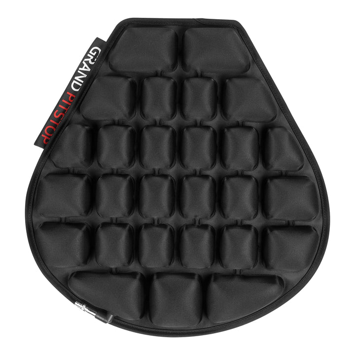 GRAND PITSTOP Motorcycle Air Seat Cushion with Inflatable Bubble Air Pads with Breathable Mesh Cover