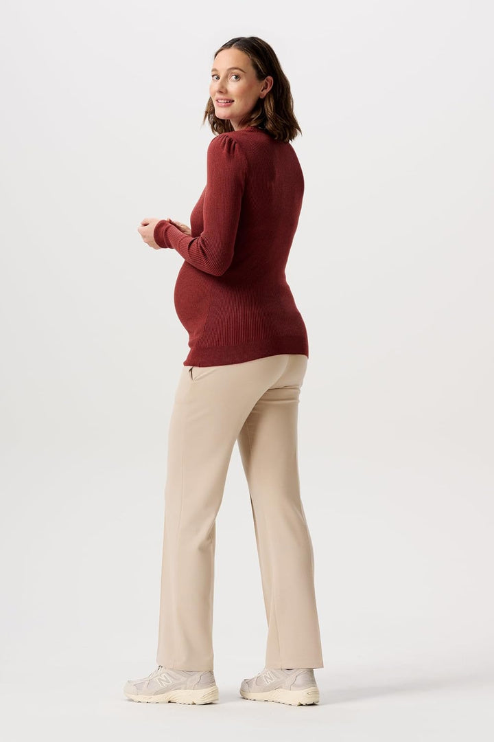 Noppies Damen Eili Straight Fit Pants OTB Hose M White Pepper - P427, M White Pepper - P427