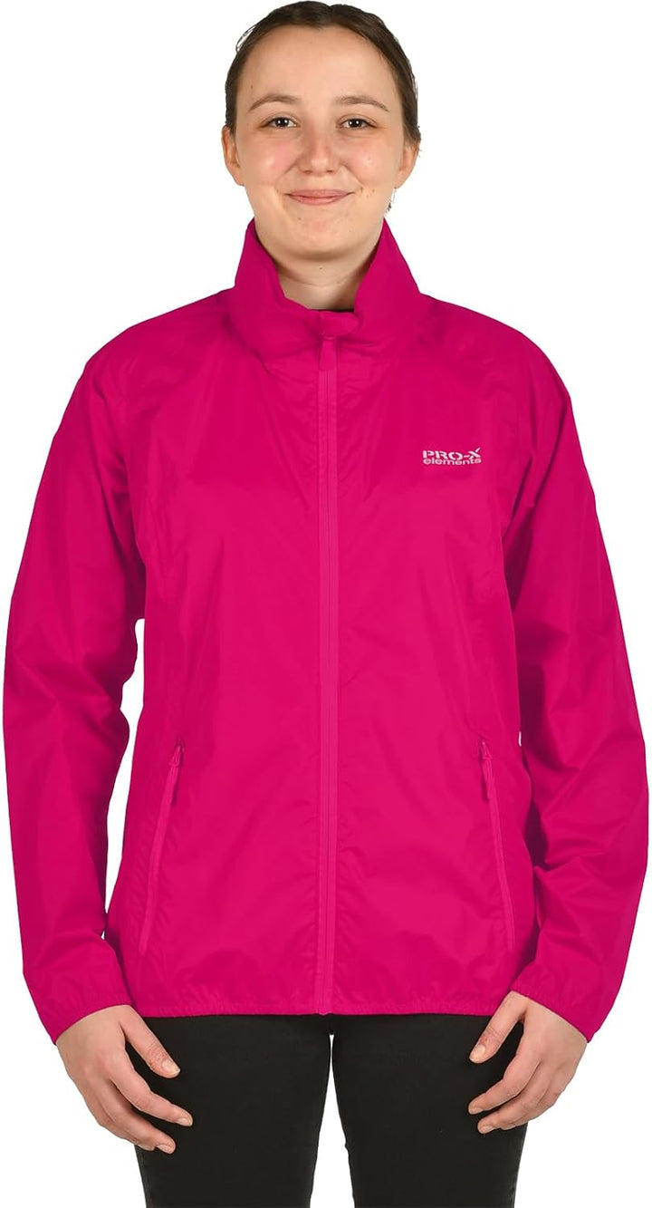 PRO-X elements Damen Pack Able Jacke, Cherry
