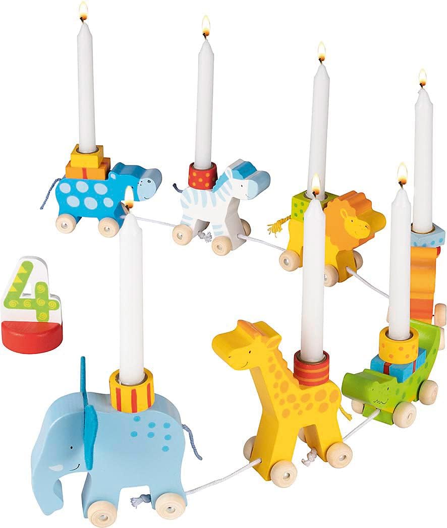 goki 60726 Caravana de cumpleaños Ferngesteuertes Fahrzeug, Mehrfarbig (Mehrfarbig)