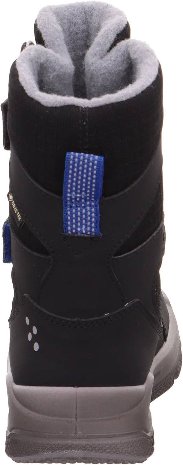 Superfit Jungen 1009076Schneestiefel 28 EU Schwarz Blau 0010, 28 EU Schwarz Blau 0010
