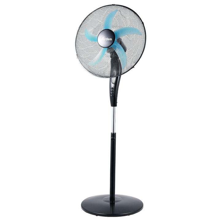 ARDES | AR5EA50PB Leiser Standventilator 5 Flügel EASY - Standventilator Ardes mit breiten Schwenkfu