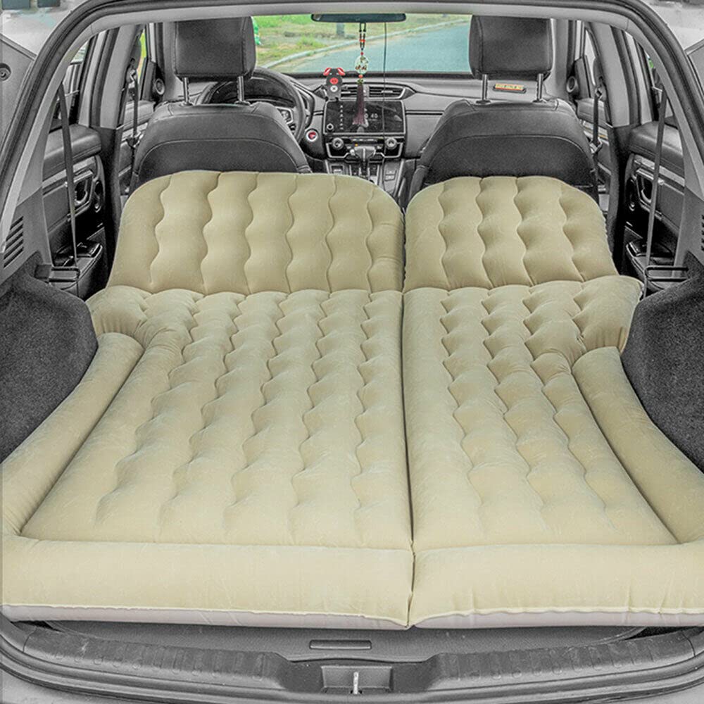 Auto Luftmatratzen, Camping Aufblasbare Matratze mit Luftpumpe und Kissen Bewegliche Dickere Luftbet