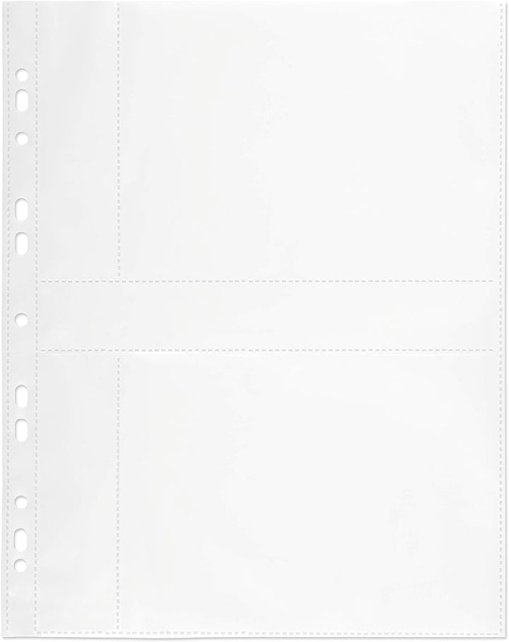 mashpaper Fotohüllen weiss 100 Stück 13x18cm Querformat für 2x2 Fotos 75644 13 x 18 cm, weiss, 100 H