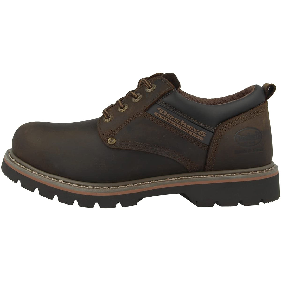 Dockers by Gerli Herren Low-Top Sneaker, Männer Schnürschuhe,wasserabweisend 40 EU Cafe 320, 40 EU C