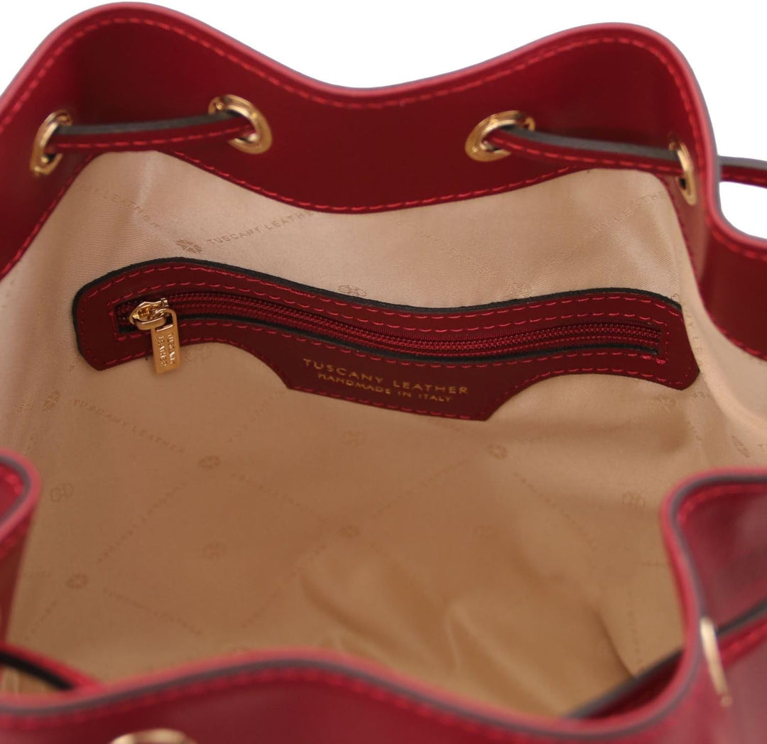 Tuscany Leather Vittoria Beuteltasche aus Leder Rot, Rot