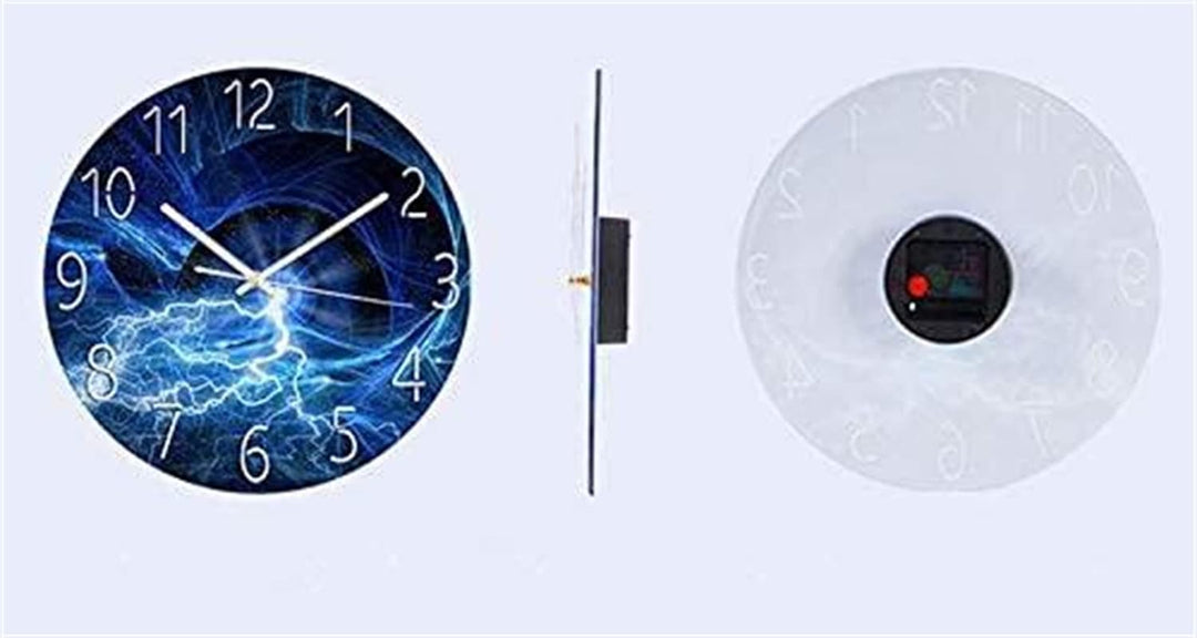 RAILONCH Leise Wanduhr modernes Design Wanduhr Lautlos für Wohnzimmer, Küche, Büro und Schlafzimmer