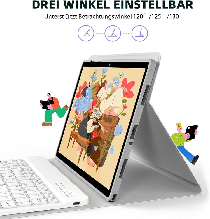BQSS Hülle für Samsung Galaxy Tab A11 Plus + (2025)/ A9 Plus + (2023)-11 Zoll, Magnetisch Bluetooth