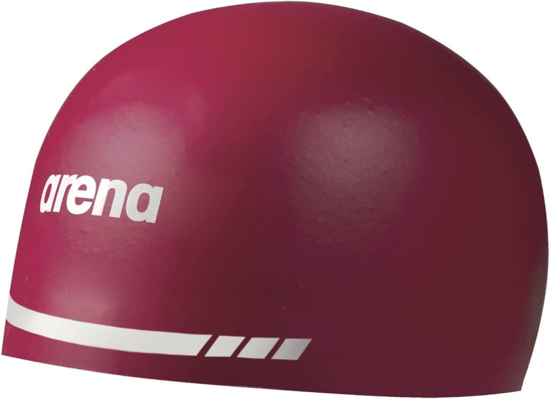 Arena 3D Soft USA Unisex Racing Badekappe für Damen und Herren, 100% Silikon, faltenfrei, anpassungs