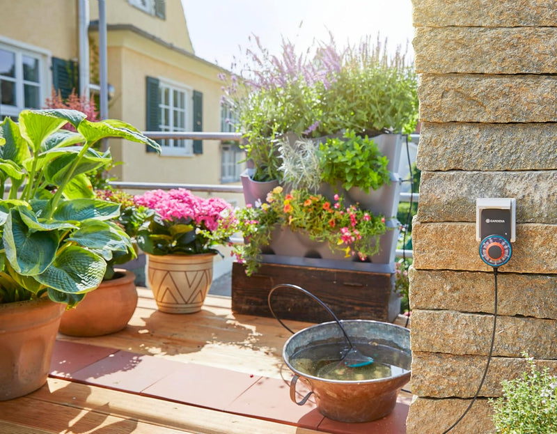 Gardena NatureUp! Erweiterungsset Bewässerung Wasserbehälter: Bewässerung ohne Wasseranschluss, Erwe