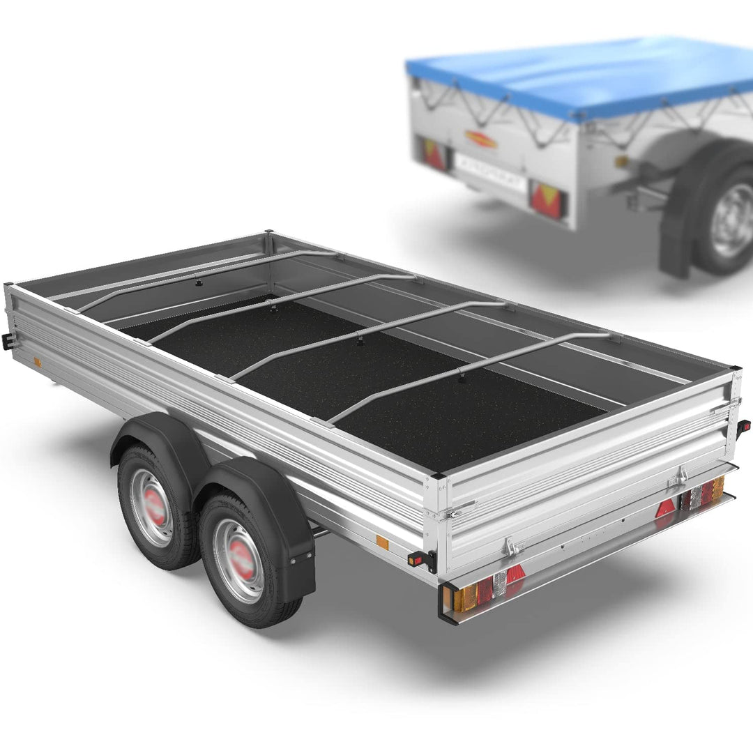 Tarpofix® Anhänger Planenbügel Flachplanenbügel (1-4er Set) - Universell anpassbare Anhängerplanen H