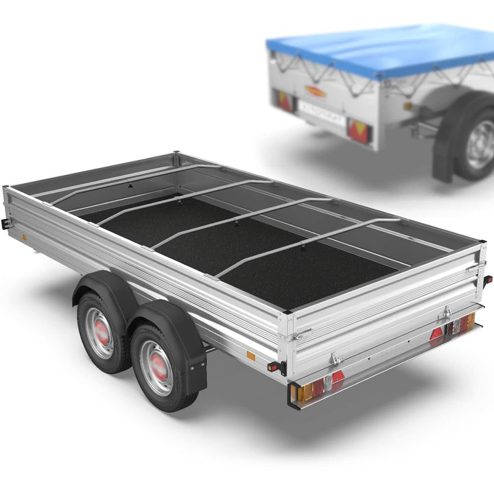 Tarpofix® Anhänger Planenbügel Flachplanenbügel (1-4er Set) - Universell anpassbare Anhängerplanen H