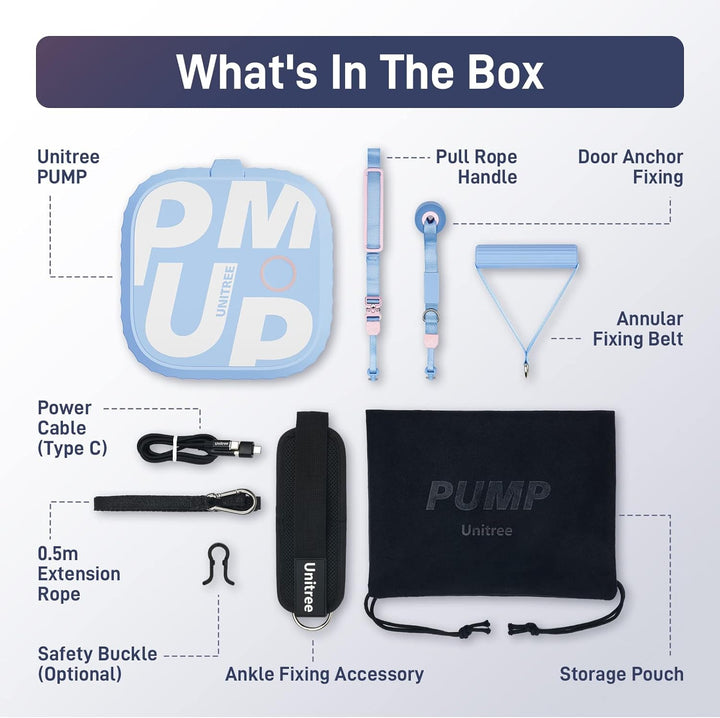 Unitree Fitness Pump Pro Trainingsausrüstung Kabelmaschine Heim-Fitnessstudio Heimtrainingseinrichtu