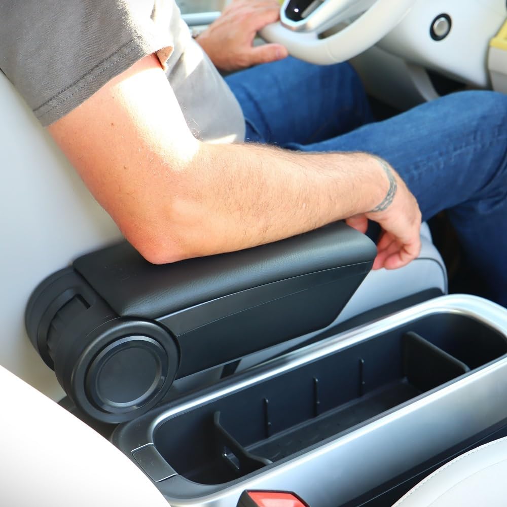 Rati ArmsterOE1 MITTELARMLEHNE passend für DACIA Duster 2018- I Armlehne mit Staufach, zum Befestigu