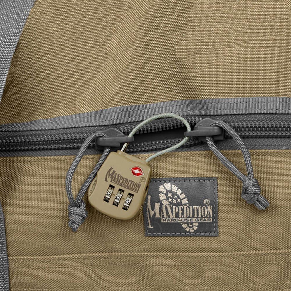 Maxpedition Gear Tactical Gepäckschloss Khaki, Khaki