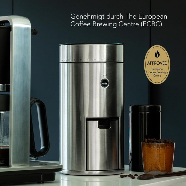 Wilfa SVART UNIFORM Kaffeemühle - 41 Mahlgradstufen - Edelstahl Scheibenmahlwerk - 58mm Flachmahlkop