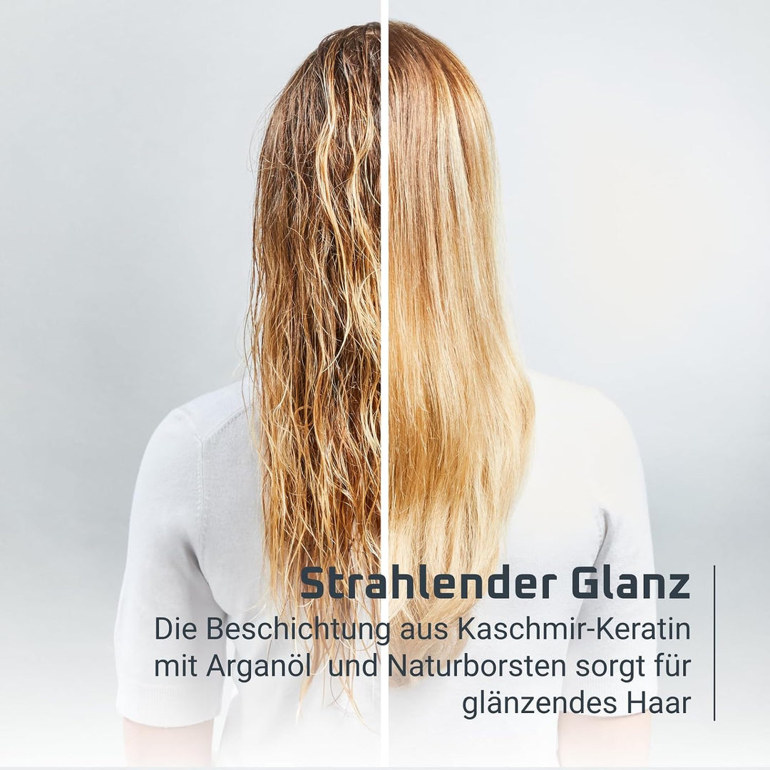 Rowenta Warmluftbürste CF9540 Brush Activ Premium Care | Mit Naturborsten | Kaschmir-Keratin-Beschic