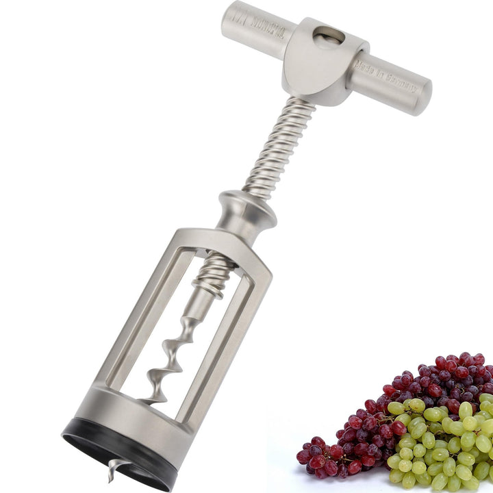 Westmark Glockenkorkenzieher mit Korkabstreifer, Monopol Edition, Stahl/Zink-Druckguss, Chianti, Ede